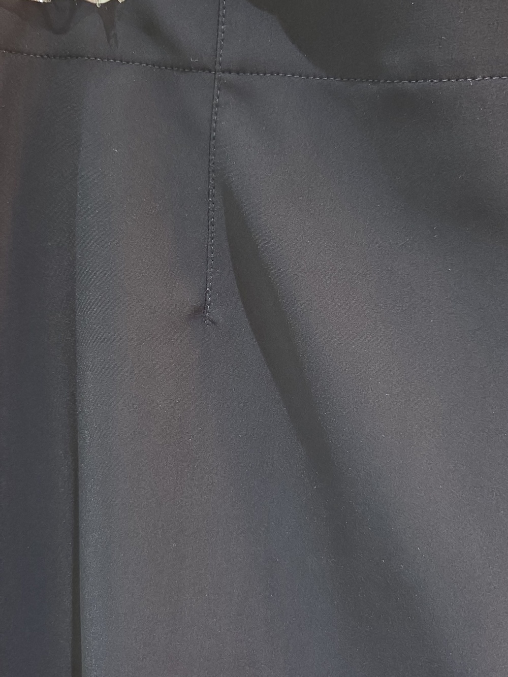 Theory Navy Wide-Leg Pants - Picture 8 of 10